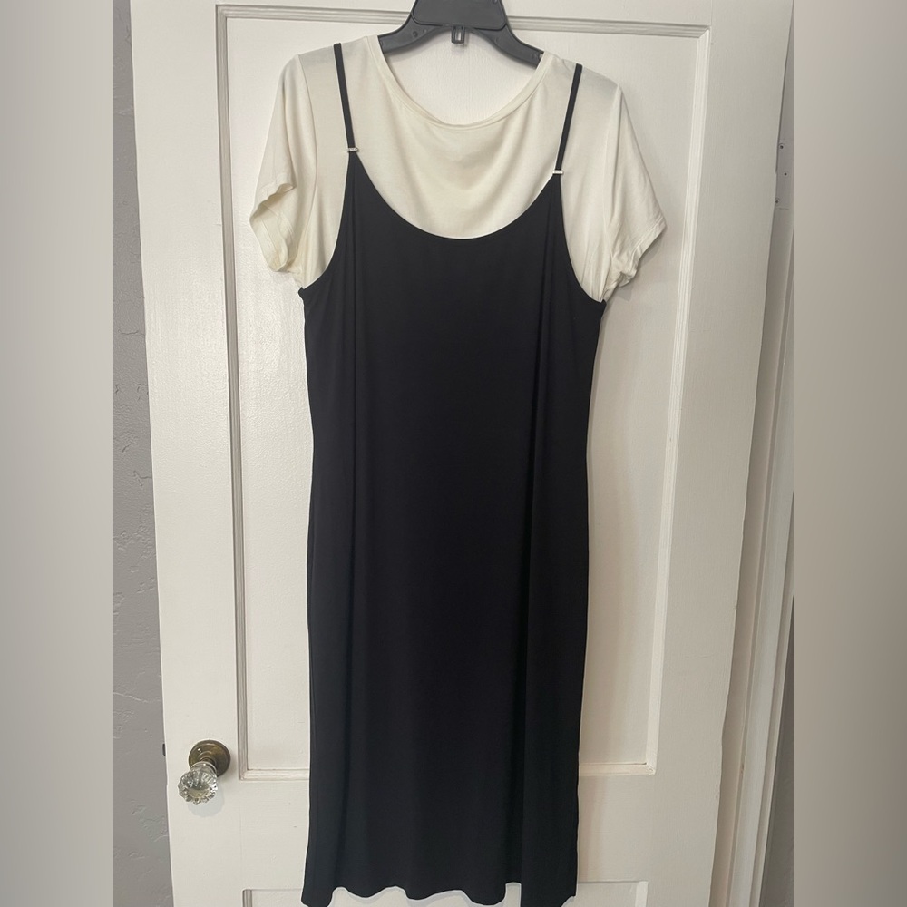 Calvin Klein midi dress with built in top